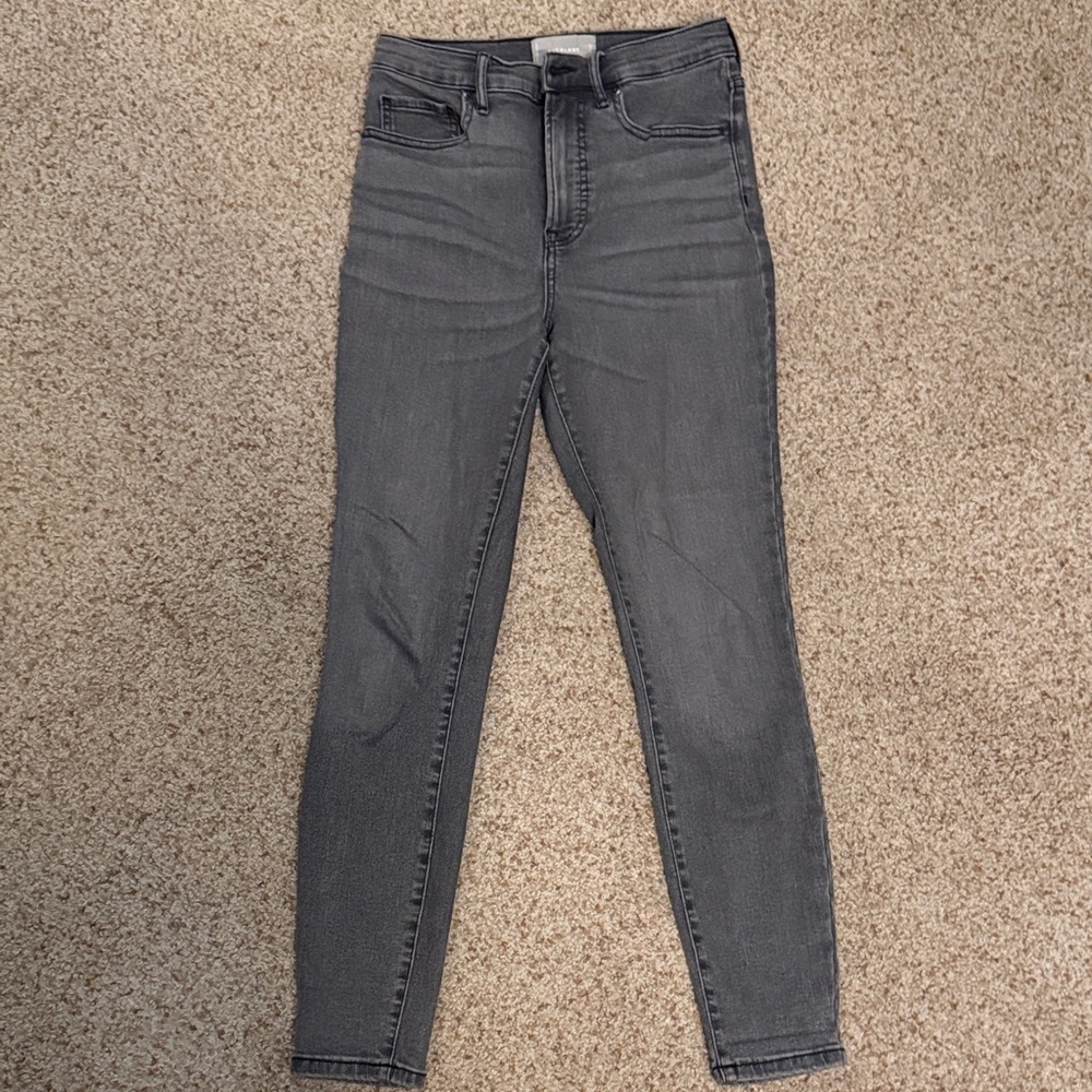 Everlane Women's High Rise Jeans in Gray